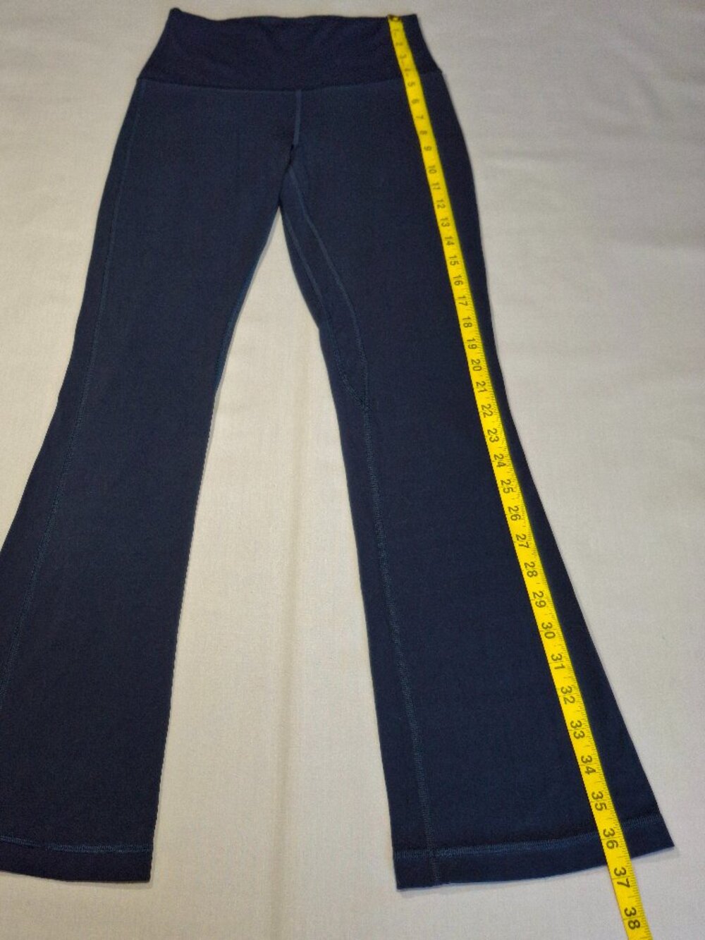 Lululemon Groove Super High-Rise Flared Navy Blue Pants | Size 6 - Picture 7 of 11